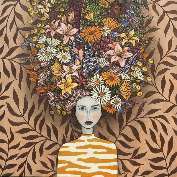 Flowers on my mind (no.2021-08) by Kris Stuurop
