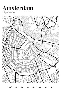Stadtplan von Amsterdam