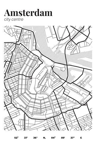 City map of Amsterdam