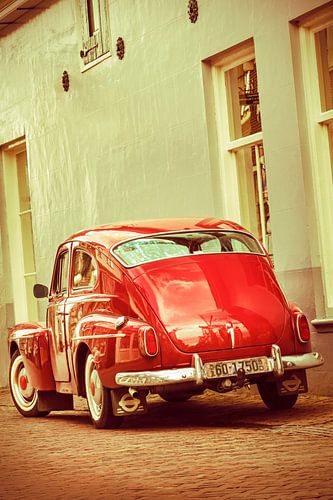 De vintage Volvo PV544 Katterug