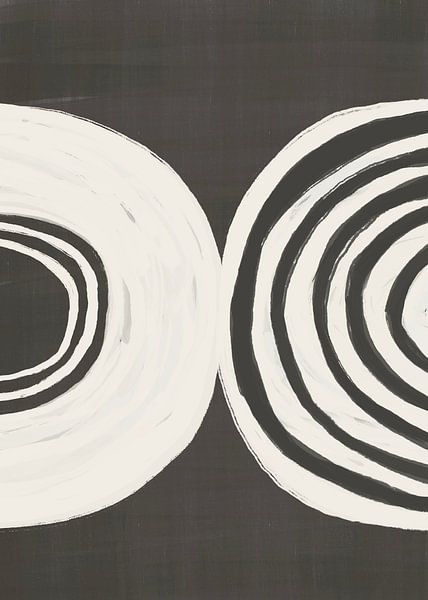 Modern Mid Century #3 | Schwarz von Bohomadic Studio
