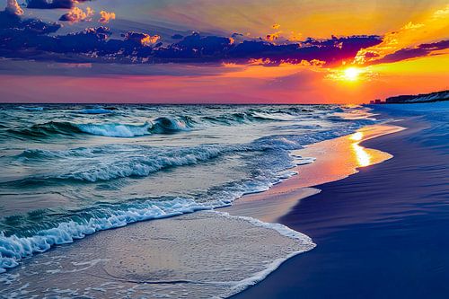 landschap of zeezicht