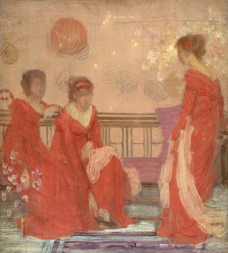 Harmonie in Vleeskleur en Rood, James Abbott McNeill Whistler....
