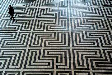 mosaic floor by Anita van Gendt