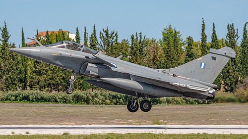 Greek Dassault Rafale fighter. by Jaap van den Berg