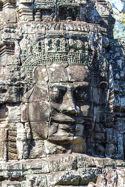 Buddha in Angkor Thom temple by Levent Weber