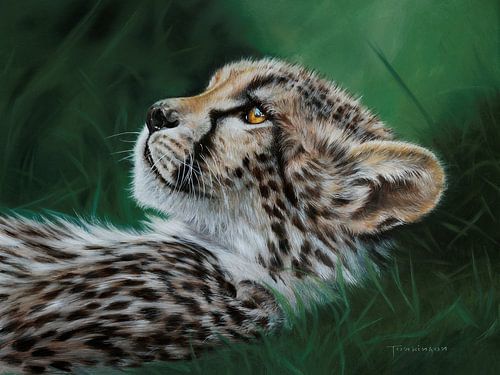 Jachtluipaard van Tonkinson Fine Art