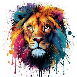 Illustration de la tête de lion