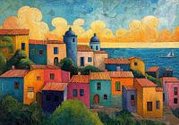 Matisse geïnspireerde zee mediterraan fauvisme