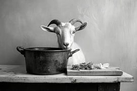 Kitchen goat by Poster Art Shop