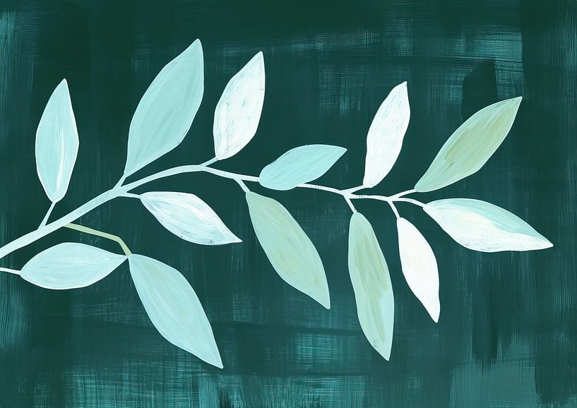 Botanisch Abstrakt | Botanisch von Wunderbare Kunst