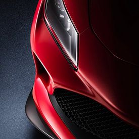 Ferrari F8 Tributo Spider Headlight and carbon fiber details by Thomas Boudewijn