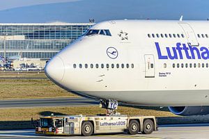 Nahaufnahme Lufthansa Boeing 747-8 
