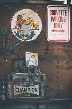 American West - Corvette Parking Only