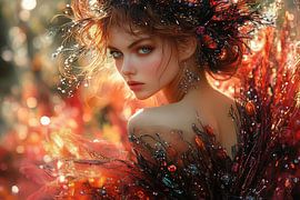 sinnliche malerische Frau von Egon Zitter