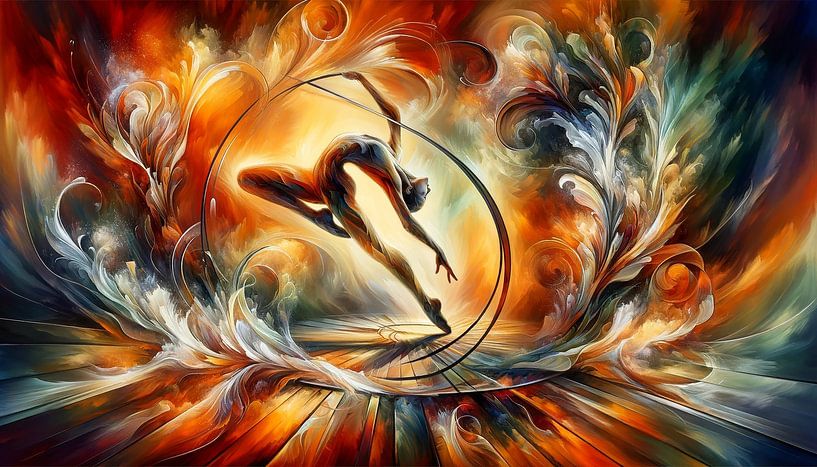 Whirling dance: elegance in a riot of colour by artefacti