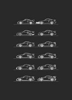 Porsche 911 GT2 - GT3 Evolutie