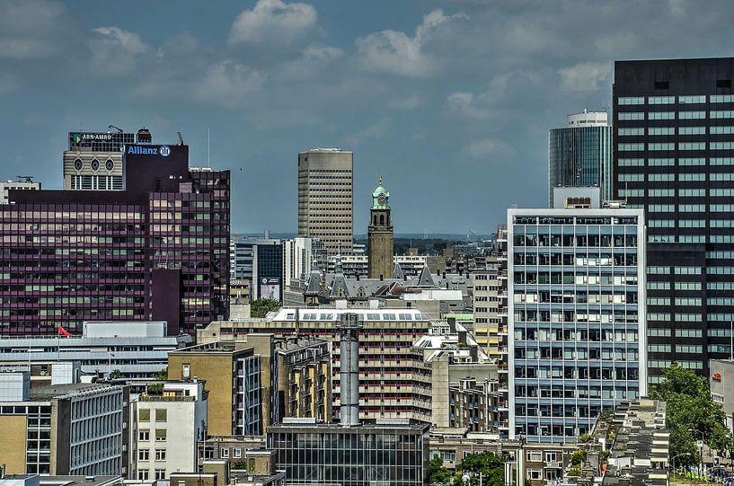 Rotterdam: Mairie et voisins par Frans Blok