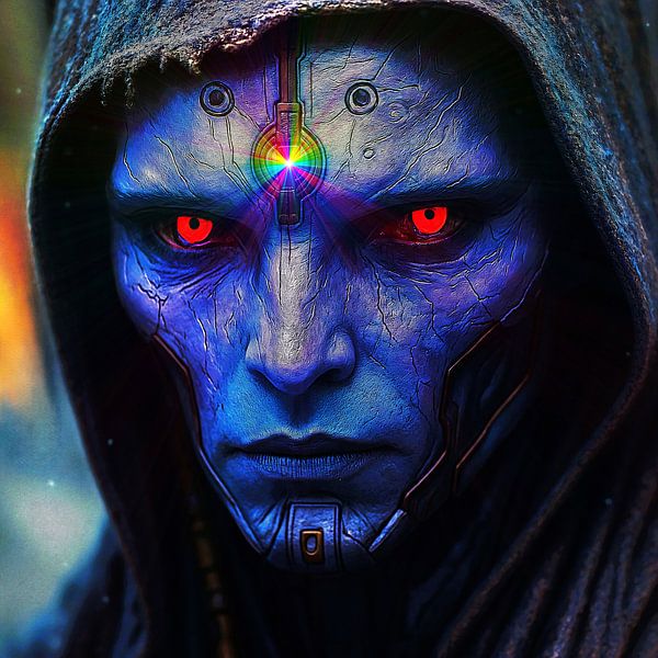 Blue Guardian of the Galaxy by A.D. Digital ART