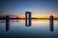 Zonsopgang Tasmantoren in Groningen van Rick Goede thumbnail