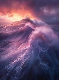 Faszinierende Wolkenformationen über den Bergen