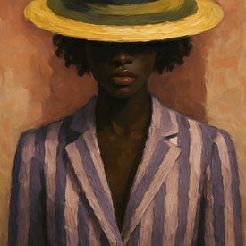 Stylish Vintage Portrait Woman by BS