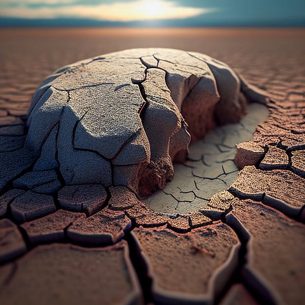 trockene rissige Erde Klimawandel Illustration von Animaflora PicsStock