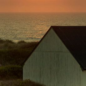Zonsondergang aan de Noordzeekust van Kirsten Warner