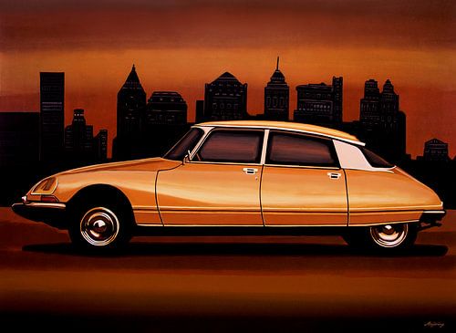 Peinture Citroën DS sur Paul Meijering