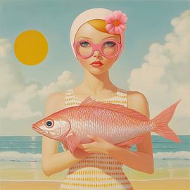 Beach vibes V van Mirjam Duizendstra