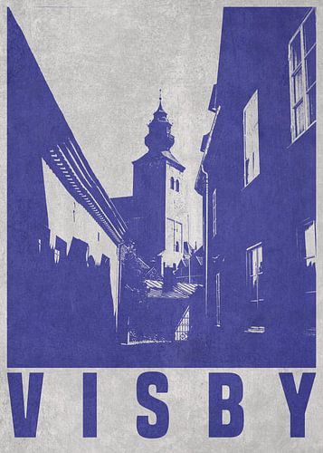 Visby stadsgezicht in Zweden