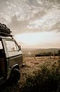Motorhome van on a mountain in Turkey with sunset by Christa Stories thumbnail