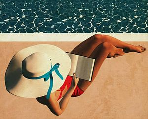 Entspannen am Wasser im Sommer von Jan Keteleer