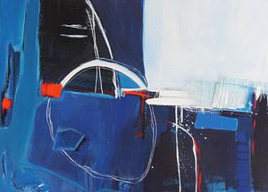 Composition en bleu sur Claudia Neubauer