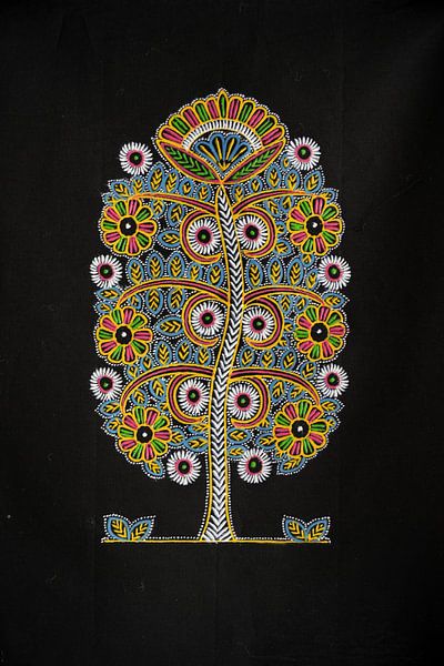Rogan Art, textile painting from Gujarat by Frank Photos