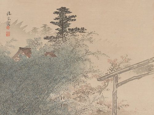 Motief uit Yōfu gajō (Fotoalbum van de vreedzame hoofdstad) van Peter Balan