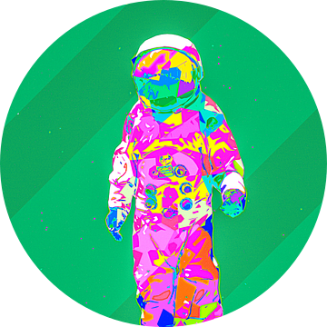 Spaceman AstronOut (Groen) van Gig-Pic by Sander van den Berg
