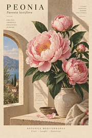 Peony by the Italian Lake