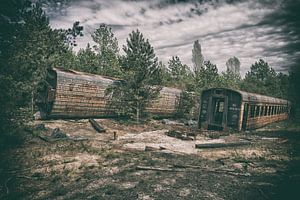 Chernobyl Train 1 van Kirsten Scholten