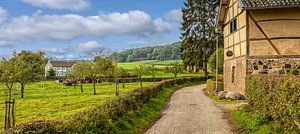 Panorama der Fachwerkhäuser bei Epen
