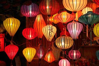 colorful lanterns in Hoi An, Vietnam
