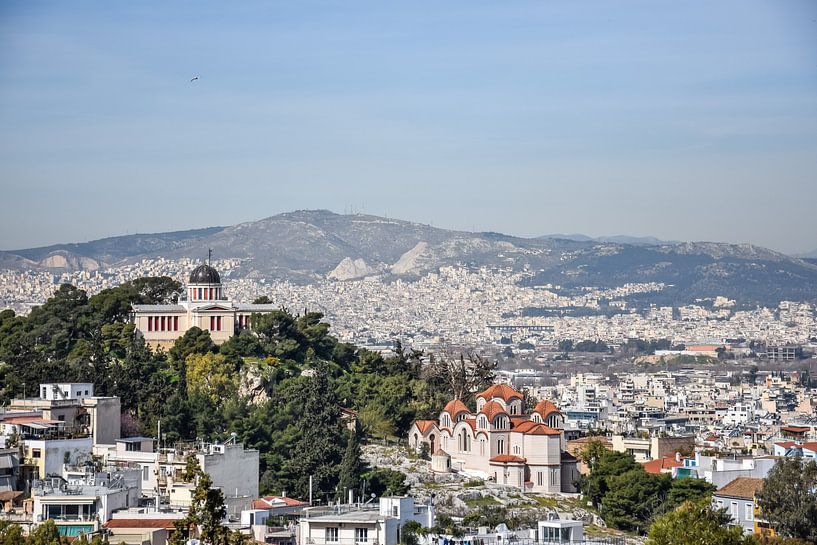 Skyline d'Athènes par Maartje Abrahams