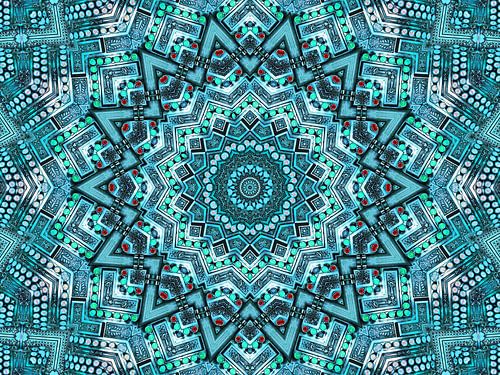 Star in Petrol (Mandala in Petrol)