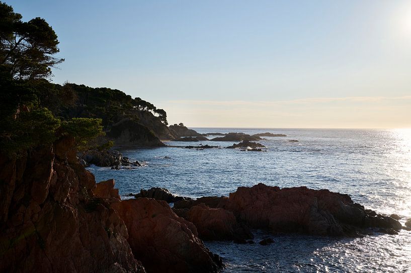 Küstenlinie an der Costa Brava, Spanien von Sjoerd van der Hucht