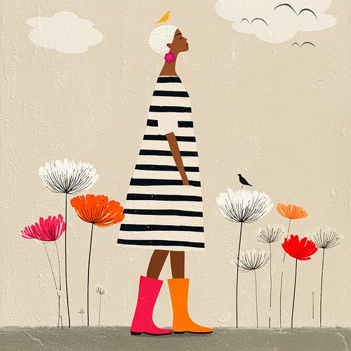 Walking into spring by Mirjam Duizendstra