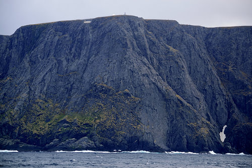 Massive granite walls