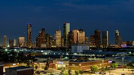 Skyline von Houston. von Jaap van den Berg