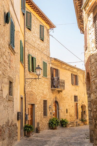 Stille straat | Toscane Italië | reisfotografie van Mariska Scholtens