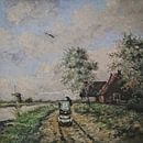 Op weg naar nergens (schilderij met scootmobiel) van Ruben van Gogh - smartphoneart thumbnail