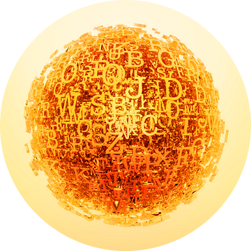 Letter Orb van Jörg Hausmann